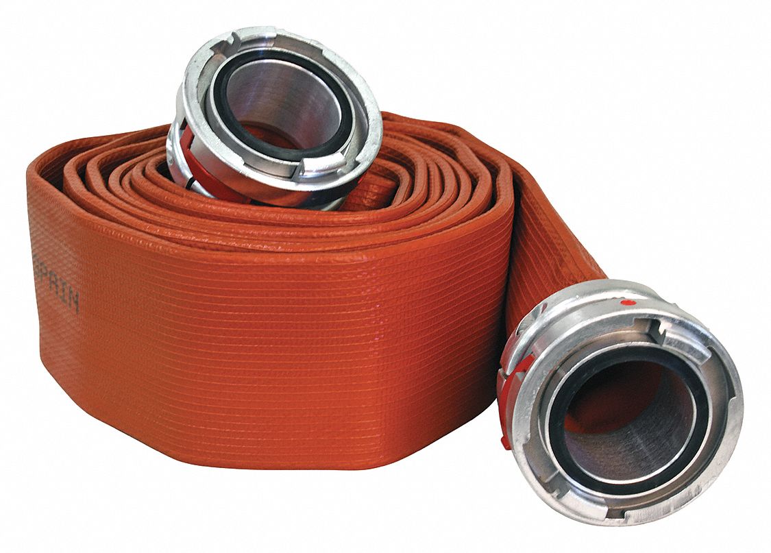 JAFRIB Single Jacket Supply Line Fire Hose 404P45G50H5RR50S Grainger