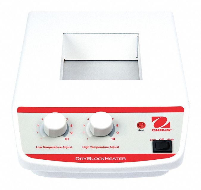 Heat Block: 15 3/8 in Overall Dp, 3 1/2 in Overall Ht, 8 in Overall Wd, 150°C Op Temp - Max