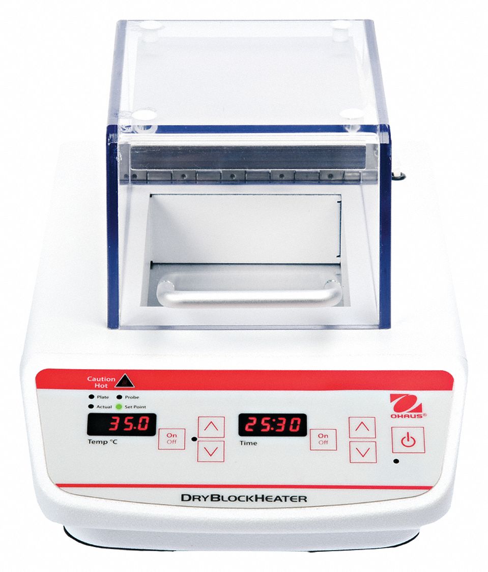 OHAUS Heatblock, For Use With Dry Block Heaters 404P58HB2DGHL Grainger