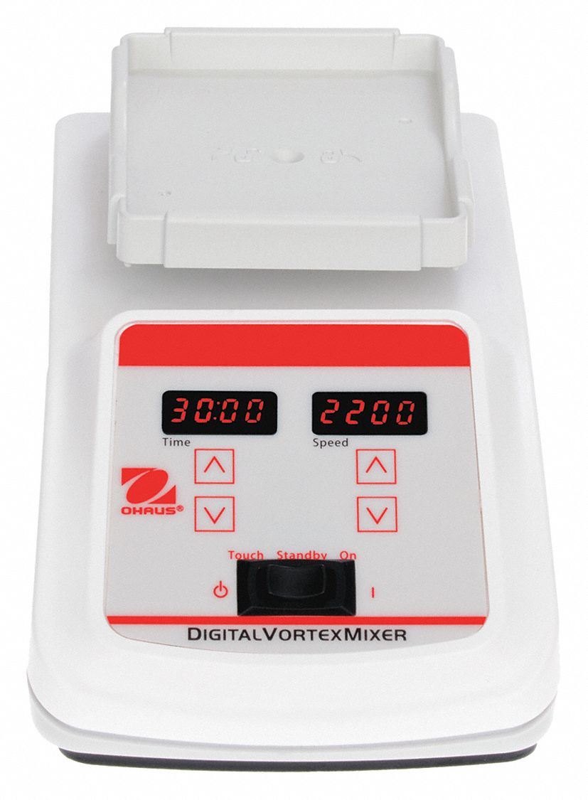 Vortex Mixer: Digital Control, OHAUS, 300 RPM to 3, 500 RPM, 300 RPM Speed - Min, Vortex Mixer