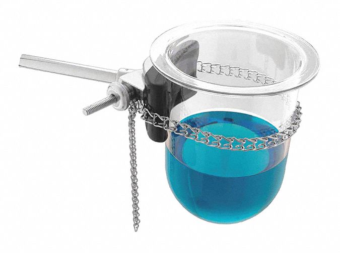 Nester Clamp: Clamp Chain, Stainless Steel, 8 1/8 in Overall  Lg, 2_3 Prongs, 1/2 in Arm Dia