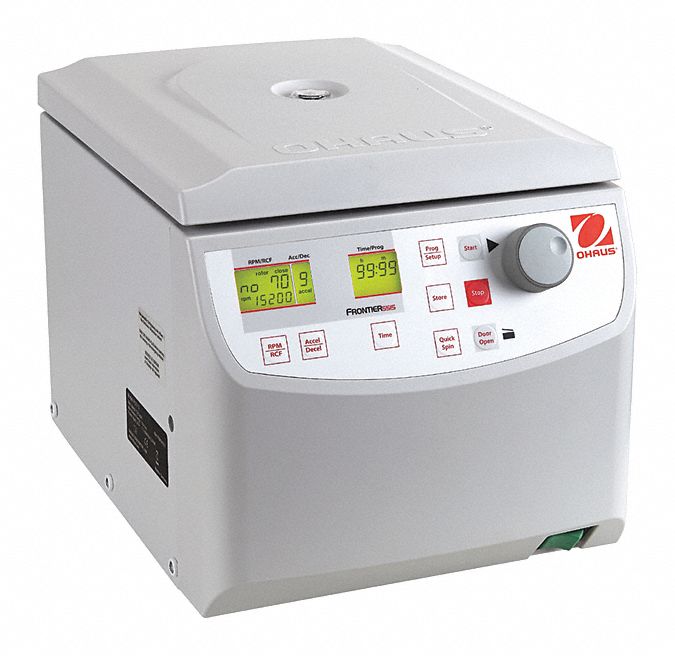 Centrifuge: FC5515, Micro, 12 x 5 mL/44 x 1.5 to 2 mL, Programmable, Variable, Digital, Fixed