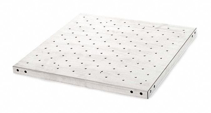 Universal Platform: 13 in Overall Lg, 13 in Overall Wd, Universal Platform, Stainless Steel