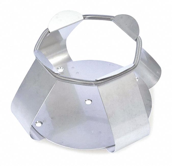 Erlenmeyer Flask Clamp: Flask Clamp, Stainless Steel, Rubber Mat, 2.8 L