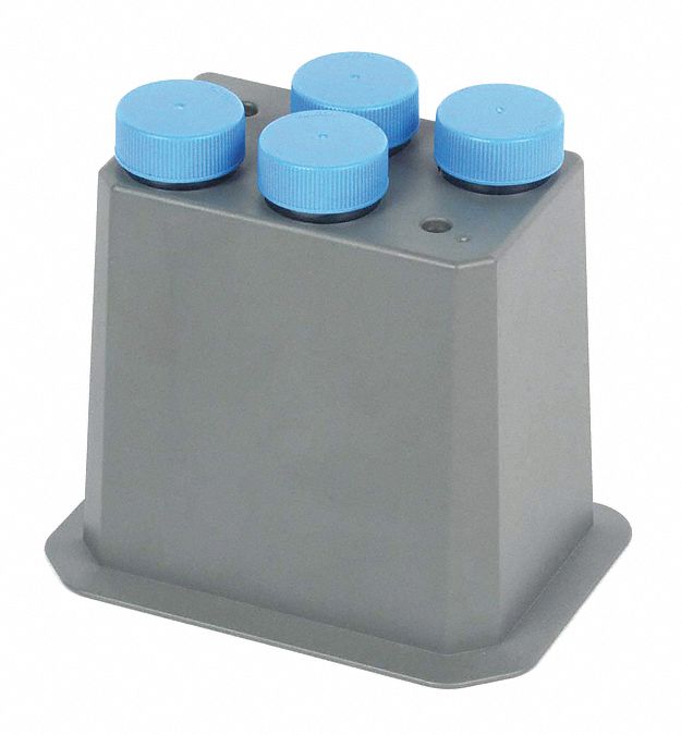 Block: 4 in Overall Lg, 5 3/4 in Overall Wd, Block, Plastic, Hardware