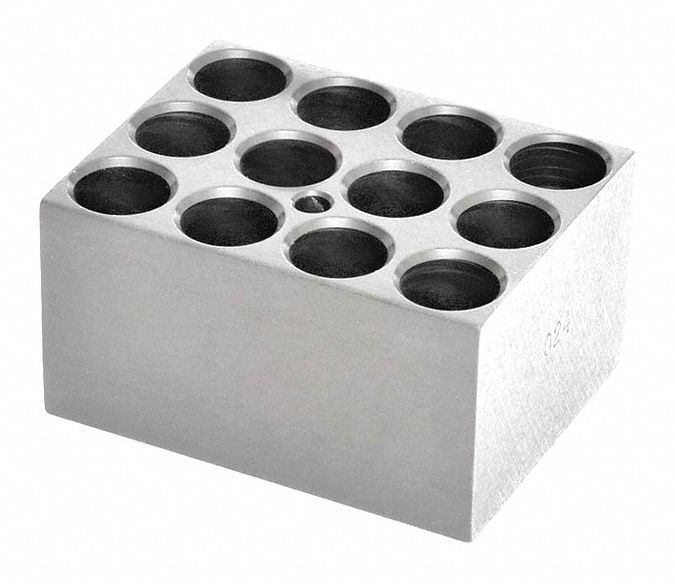OHAUS, Aluminum, For Use With Dry Block Heaters, Heatblock 404V73