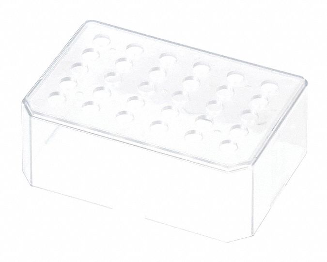 Rack: 5 in Overall Lg, 3 3/8 in Overall Wd, Rack, Plastic, Hardware