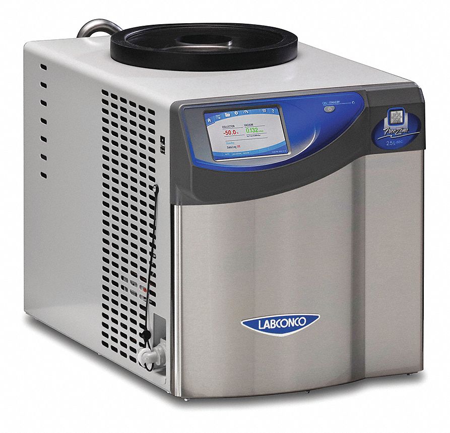 Freeze Dryer, 230V, 2.5L Capacity, 5/16 HP
