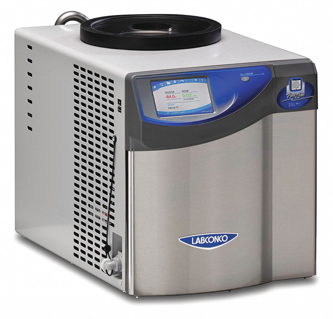 LABCONCO, Benchtop Freeze Dryer, 2.5 L Holding Capacity, Freeze Dryer -  404X10