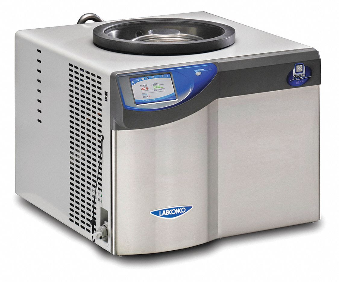 Freeze Dryer, 230V, 8L Capacity, 3/4 HP