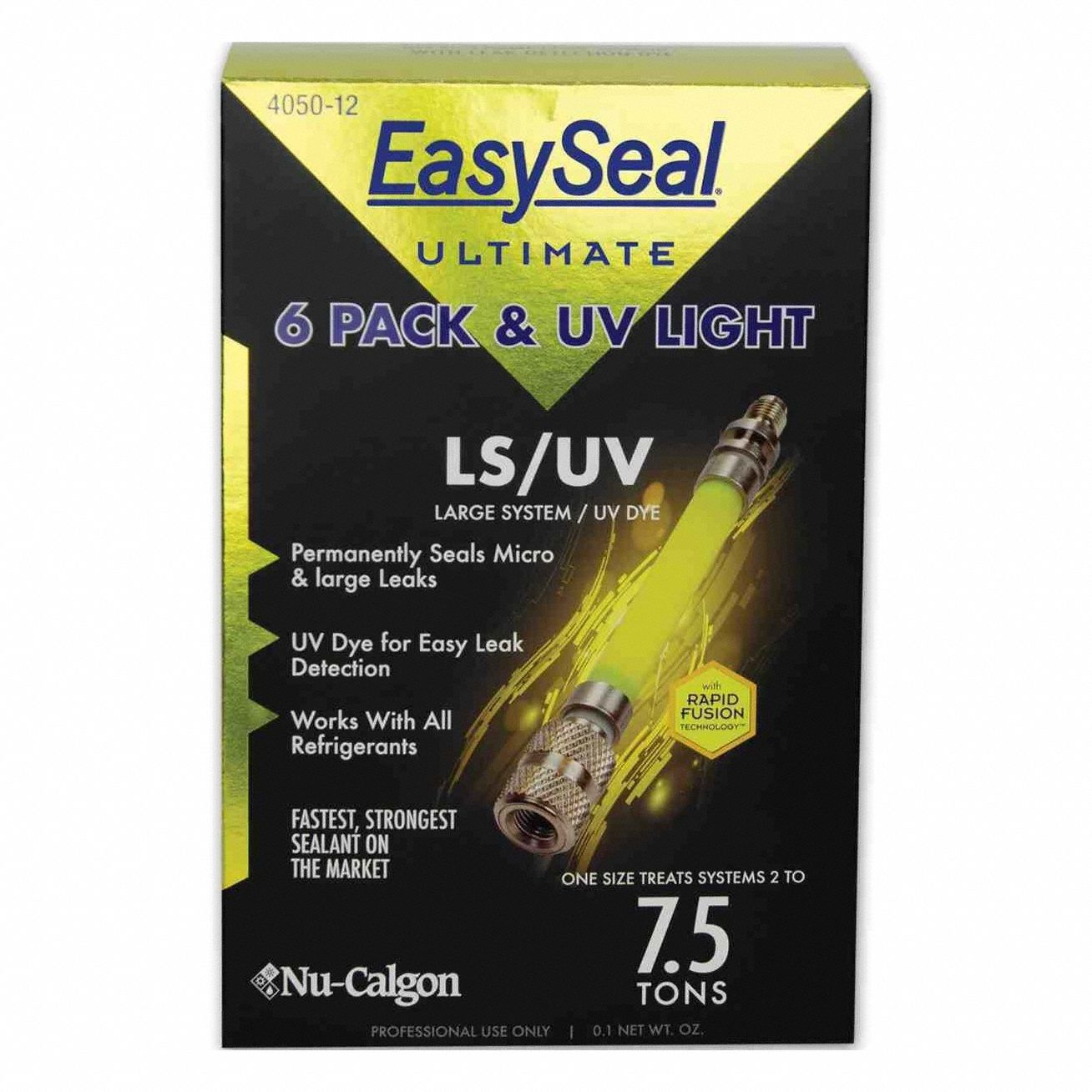 NUCALGON, Leak Sealant, 2 to 7.5 tons Systems, Leak Sealant 809N05