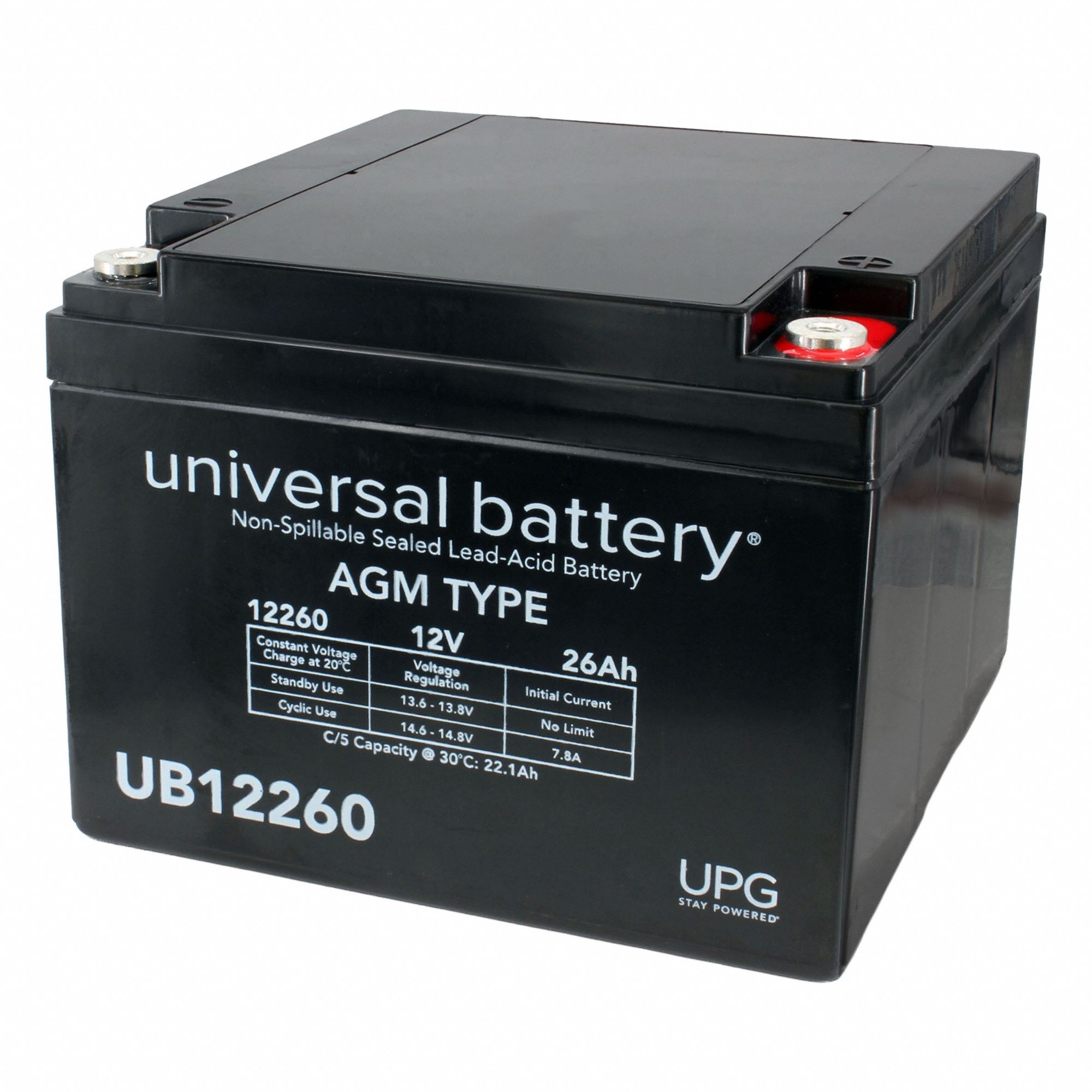 12V 26Ah I2 Battery