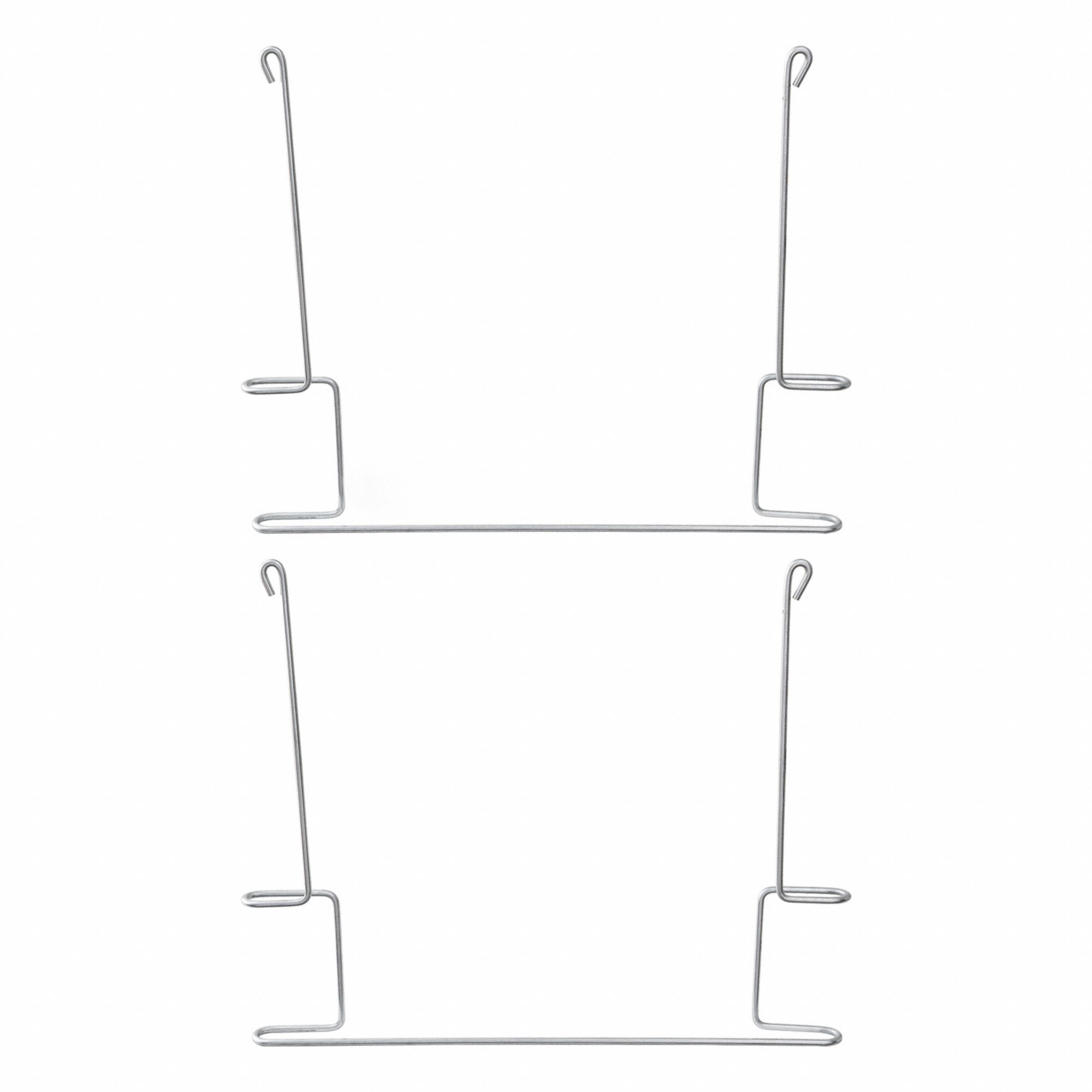 Mud Flap Brackets: Steel, 26 3/4 in Overall Wd, 21 in Overall Ht, Anti-Sail Bracket