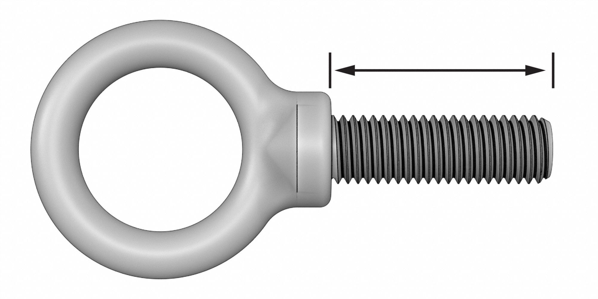 Buy Eyelet screw with wood screw thread, zinc plated online