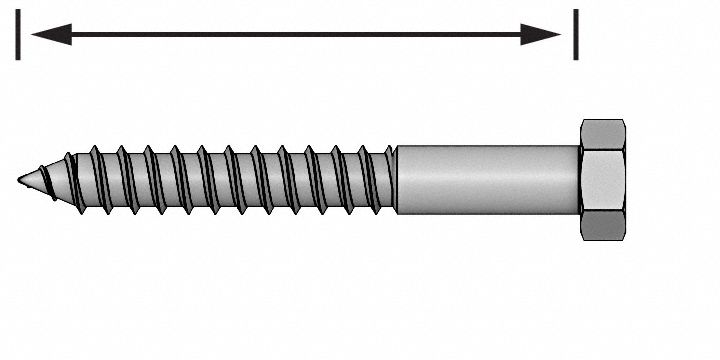 Hex Head Lag Screws - Grainger Industrial Supply