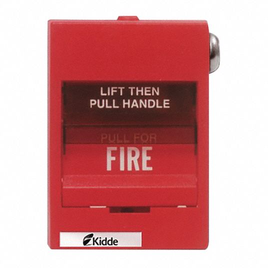Kidde Double Action Red Fire Alarm Pull Station 405f25k 279b 1110