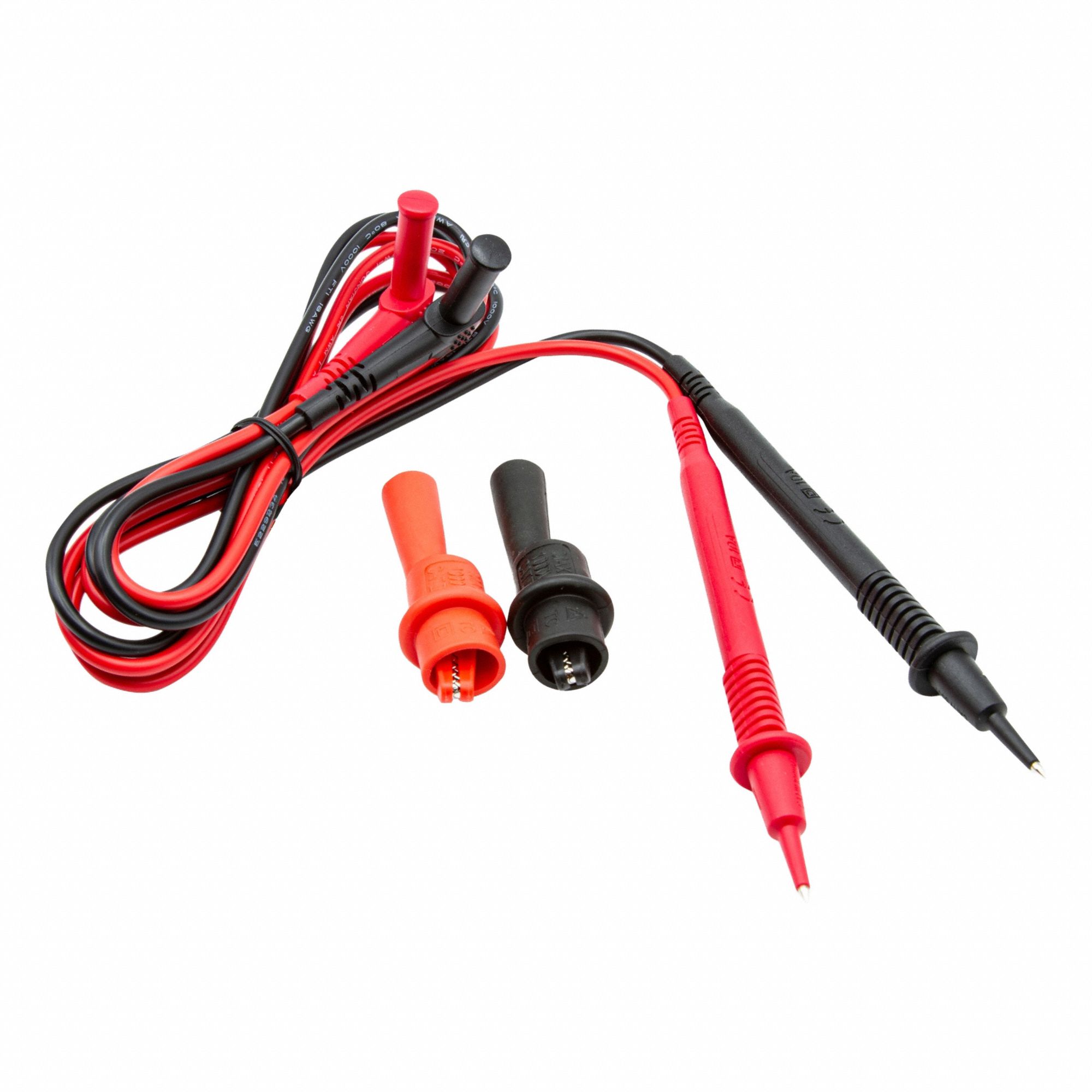 TRIPLETT Test Lead Kit: CAT III 1000V, Alligator Clip, 1,000 V Max Volt, 10 A Max Current (MPN TL005). Key specifications — Brand: TRIPLETT.