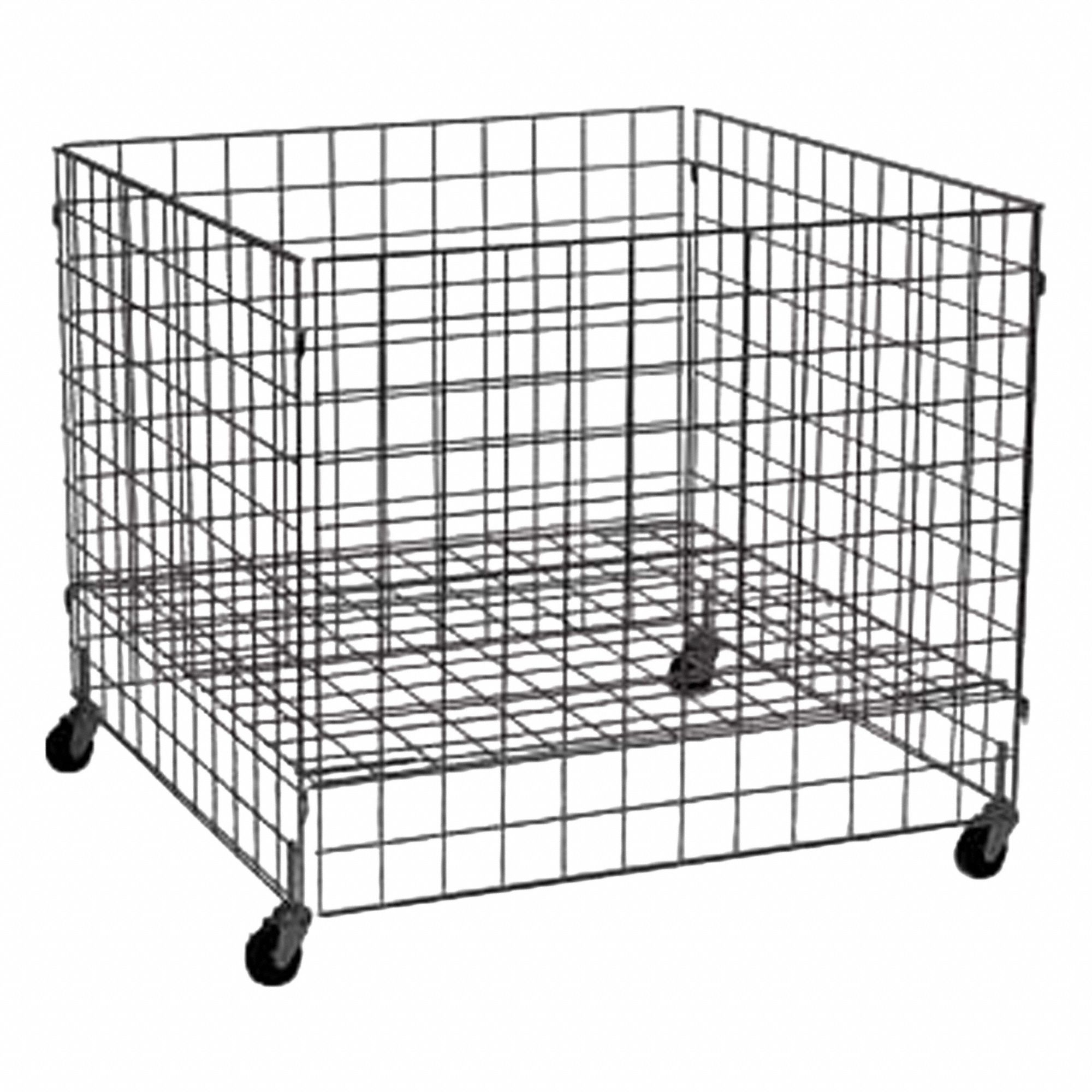 Mobile Dump Display Bin Steel