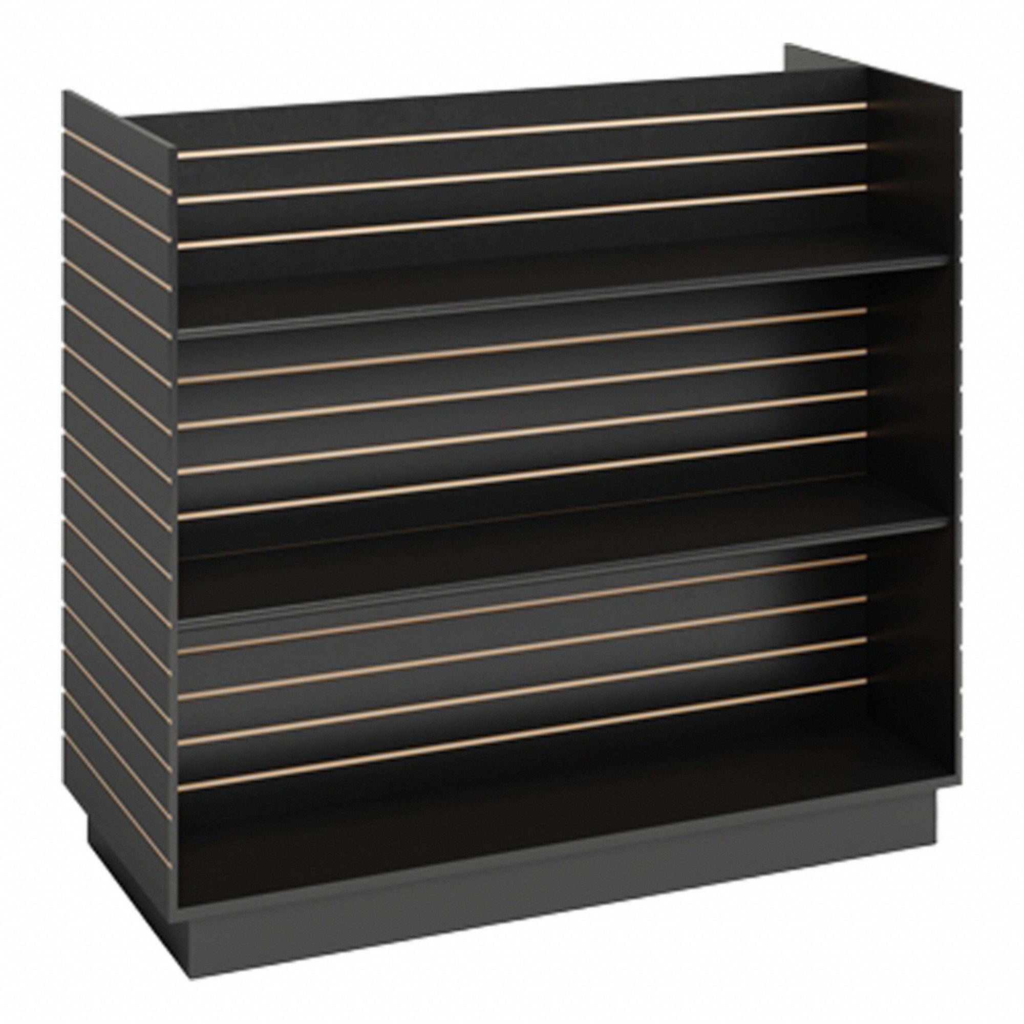 Slatwall Display Black Gondola 54 H