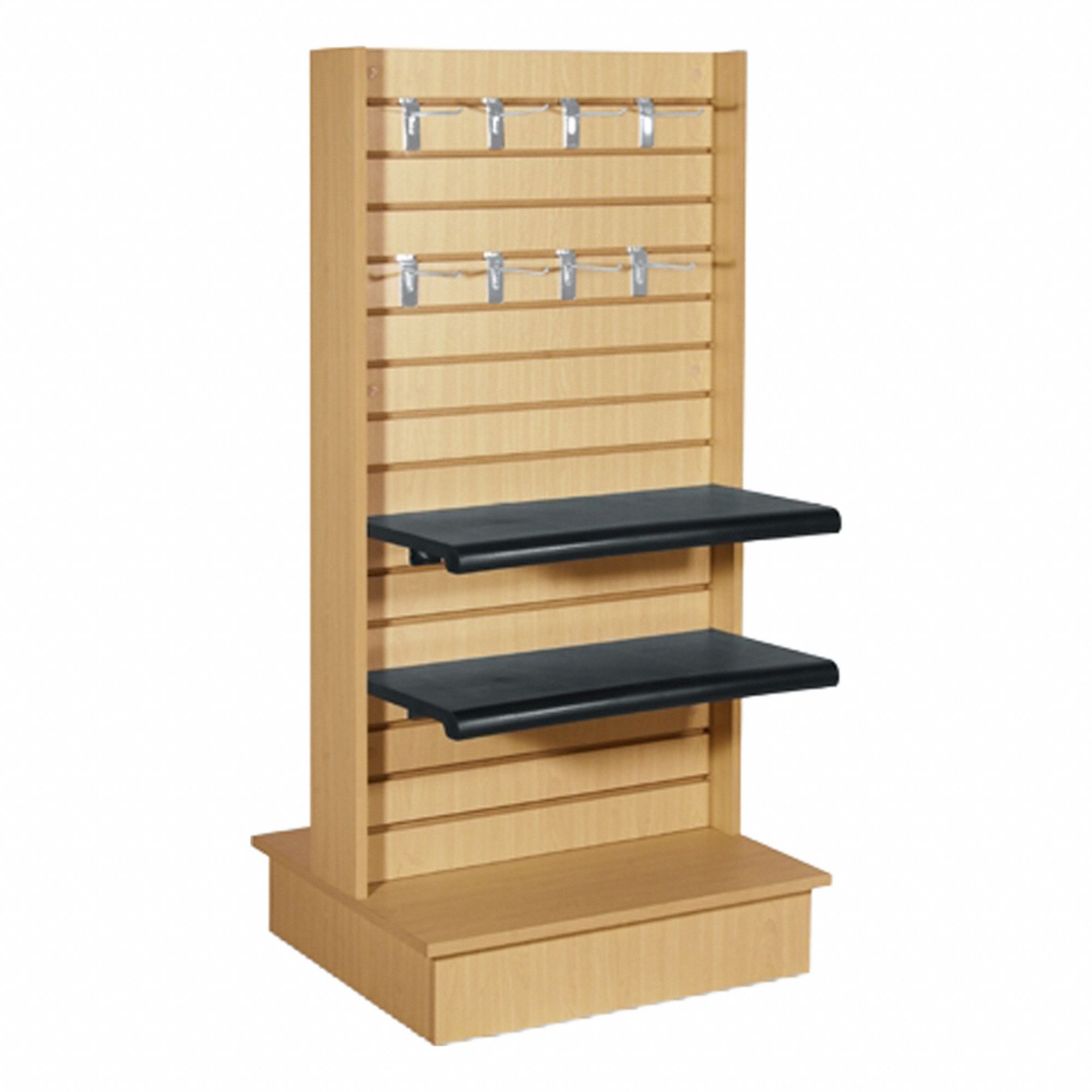 Slatwall Display Maple 2-Way 54 in H
