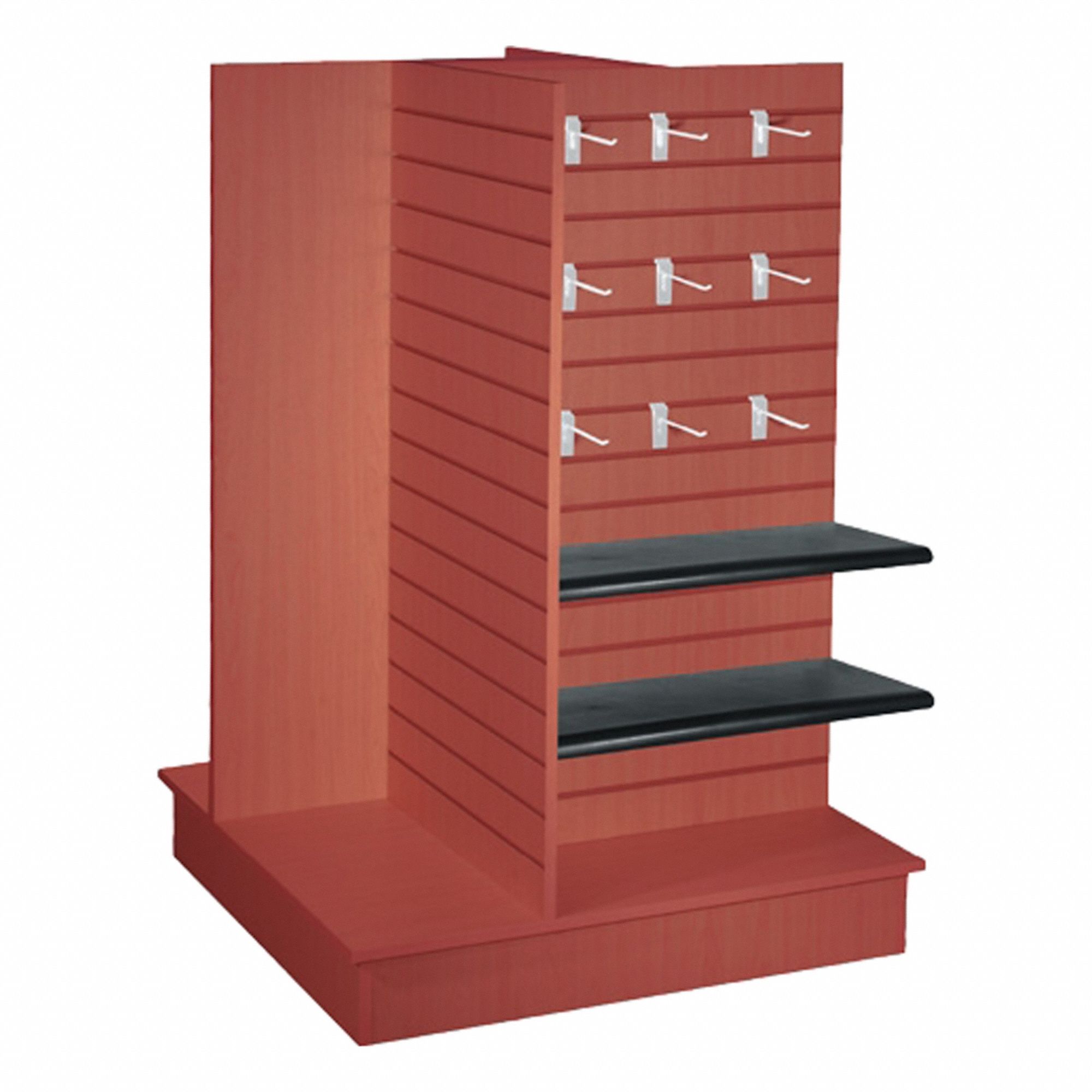 Slatwall Display Cherry 4-Way 54 in H