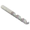 EgiAs-Coated Spiral-Flute Coolant-Through Solid Carbide Jobber-Length Drill Bits with Straight Shank