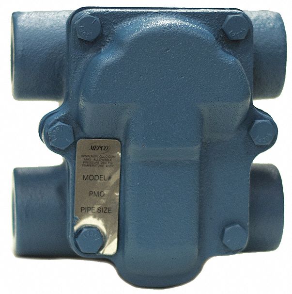 Steam Trap: 3/4 in (F)NPT Connections, 4 7/8 in End to End Lg, 15 psi Max. Op PSI, Cast Iron