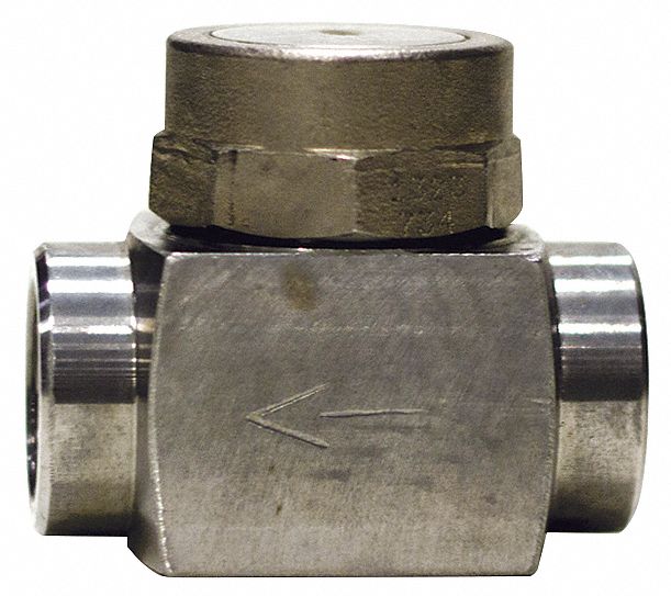 Steam Trap: 3/4 in (F)NPT Connections, 2 13/16 in End to End Lg, 600 psi Max. Op PSI, Straight