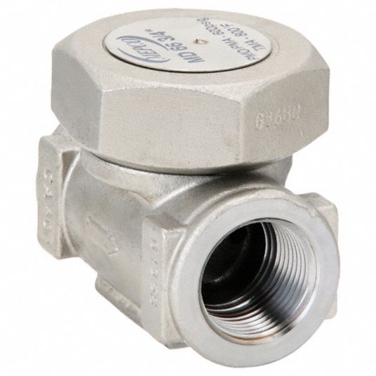 SteamＱ Stainless Steel, 3/4 in FNPT, Steam Trap - 405Y81|MD-66 - Grainger