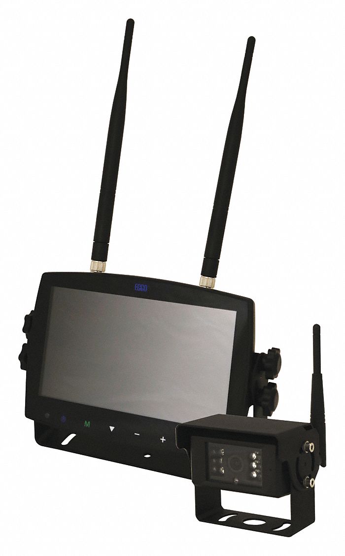 Back Up Camera System: Digital Wireless, Permanent Mount, 120° Viewing Angle