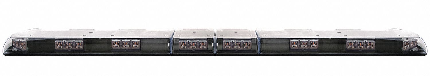 Light Bar: 60 in Lg - Vehicle Lighting, 2 1/2 in Ht - Vehicle Lighting, Flashing, 16 Heads