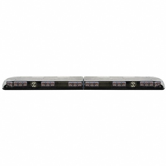 Light Bar: 48 in Lg - Vehicle Lighting, 2 1/2 in Ht - Vehicle Lighting, Flashing, 20 Heads