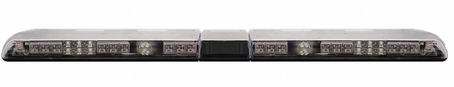 Light Bar: 54 in Lg - Vehicle Lighting, 2 1/2 in Ht - Vehicle Lighting, Flashing, 22 Heads