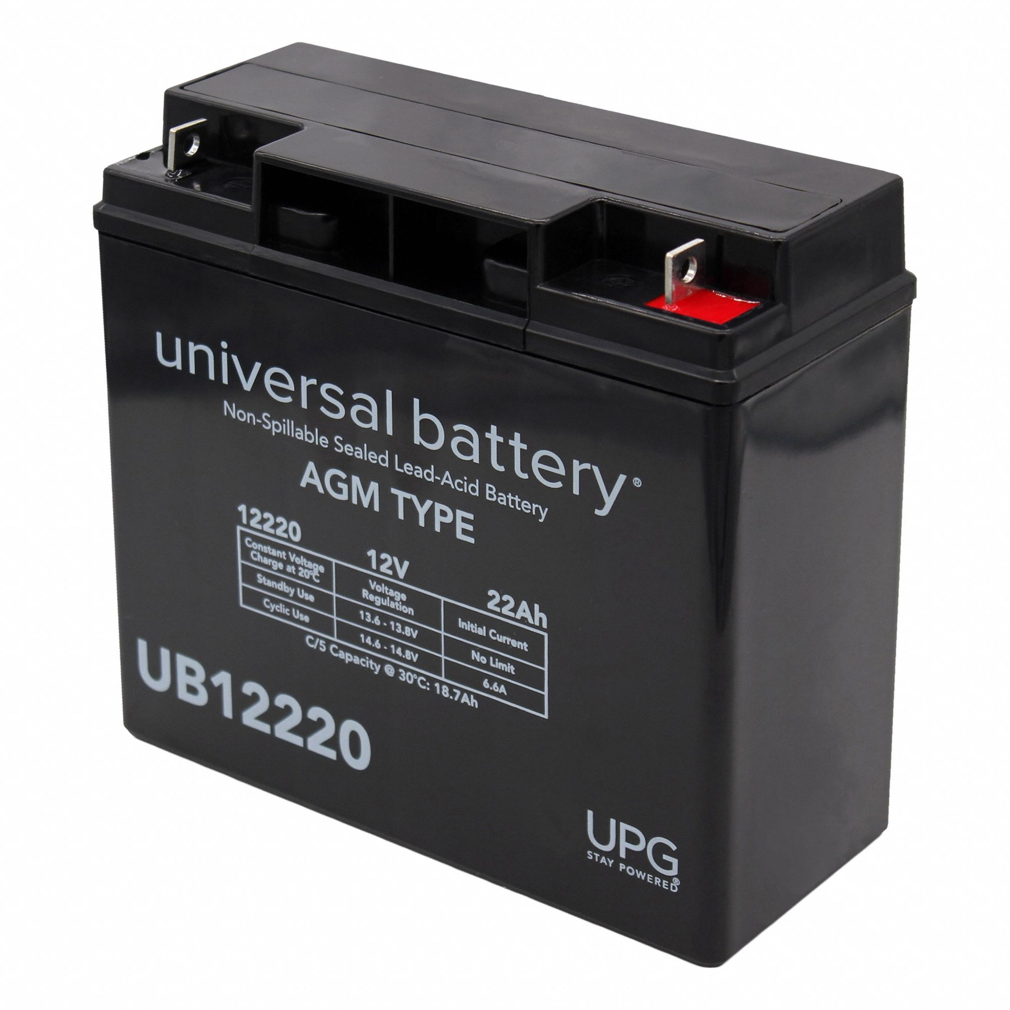 12V 22Ah T4 Battery