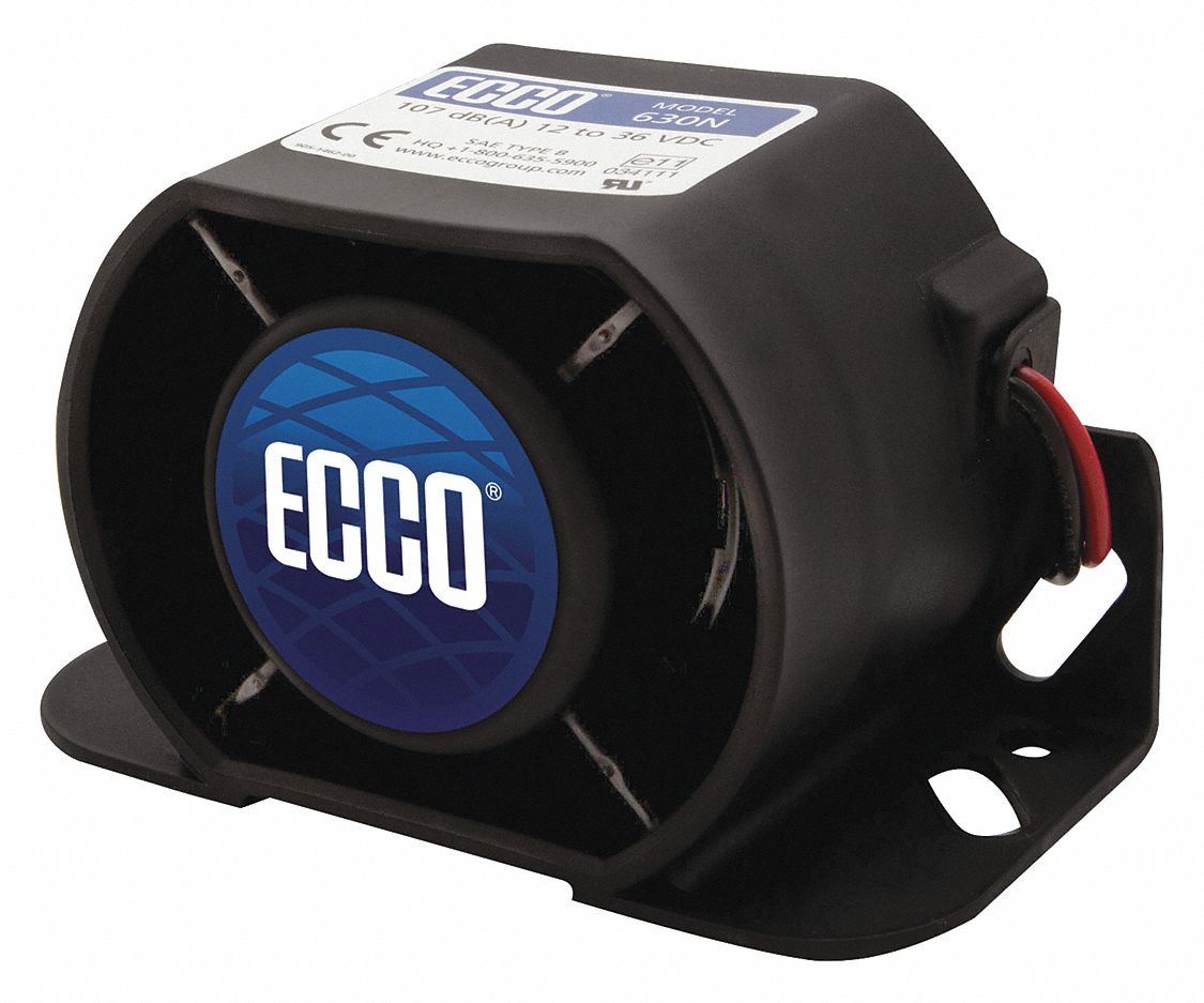 ECCO, 12 to 36V DC, dB Sound Level, Back Up Alarm - 406A58|610N - Grainger