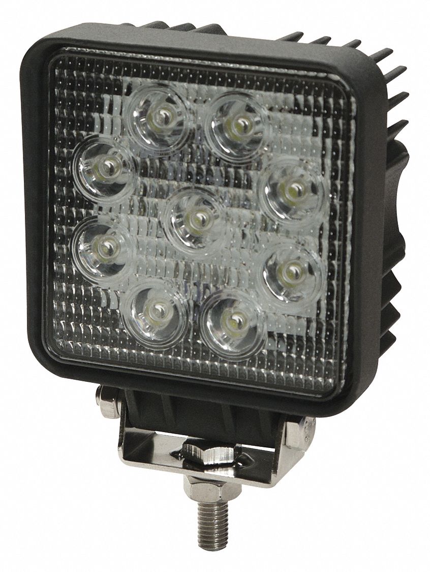 ECCO Flood Light, 1200 Square, 3-1/2" - 406C04|E92006 - Grainger