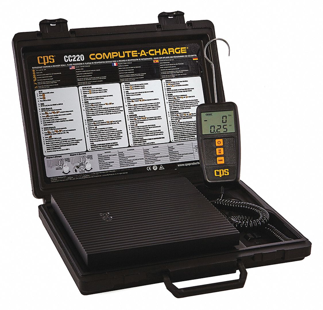 COMPUTEACHARGE Refrigerant Charging or Recovery Scale Electronic