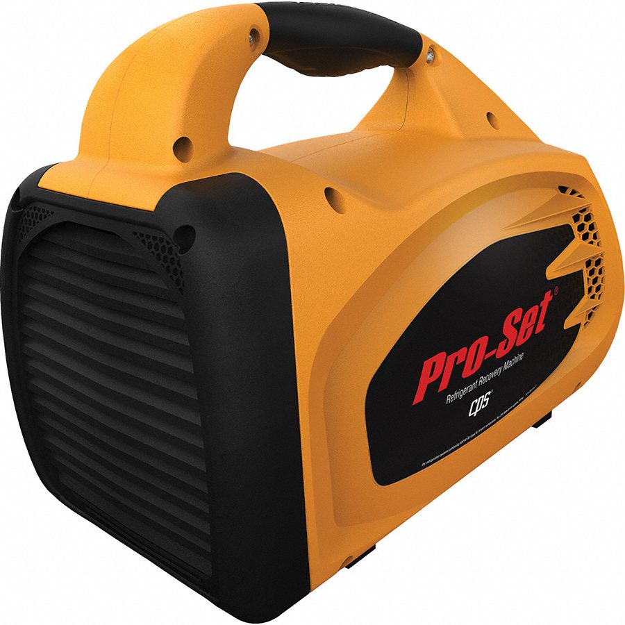 PROSET Refrigerant Recovery Machine, 110V, 12" H 406D44TR600 Grainger