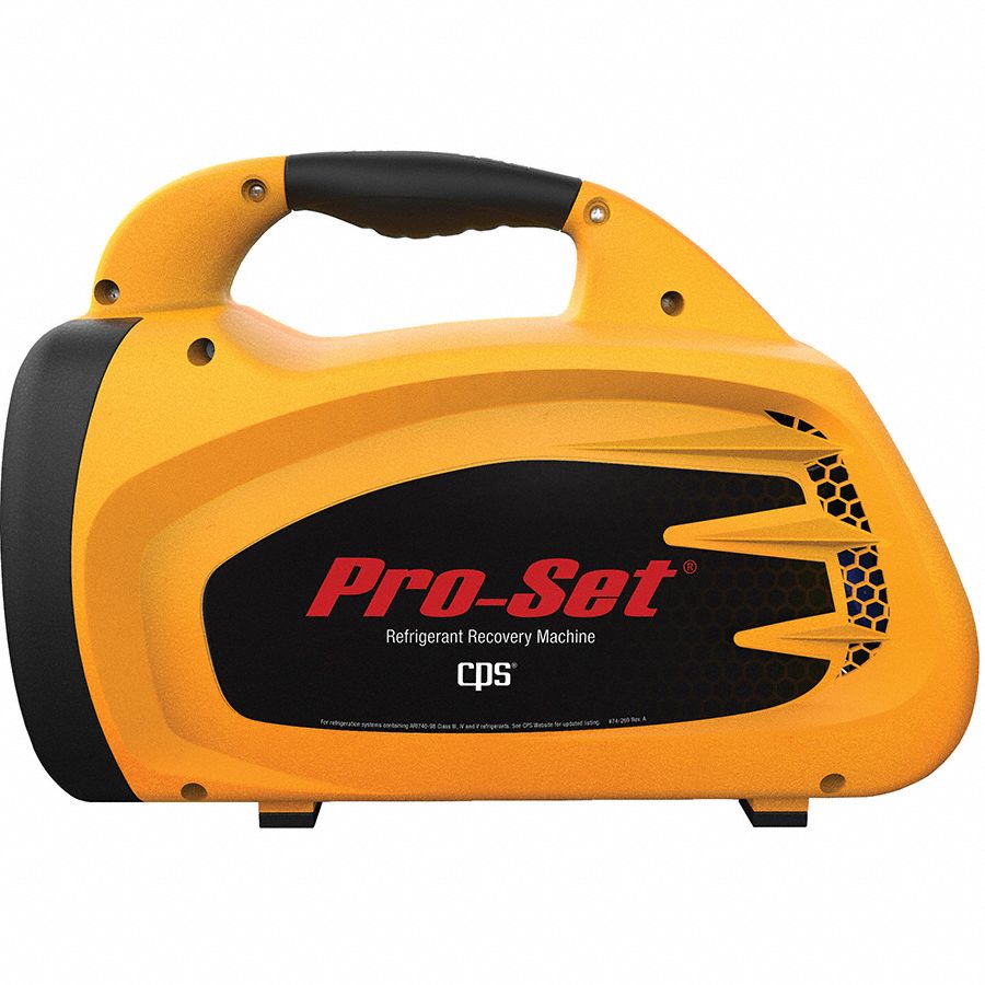 PROSET Refrigerant Recovery Machine, 110V, 12" H 406D44TR600 Grainger