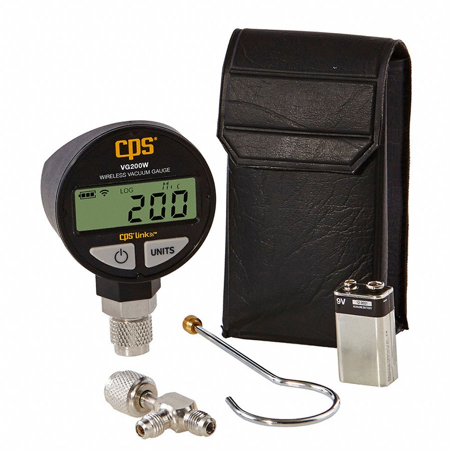 BLACKMAX Vacuum Gauge, LCD Display, Bluetooth, Measuring Range 0 to