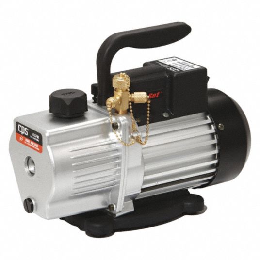 PRO-SET Vacuum Pump, Inlet Port Size 1/2 in ACME, 1/4 in and 3/8 in ...