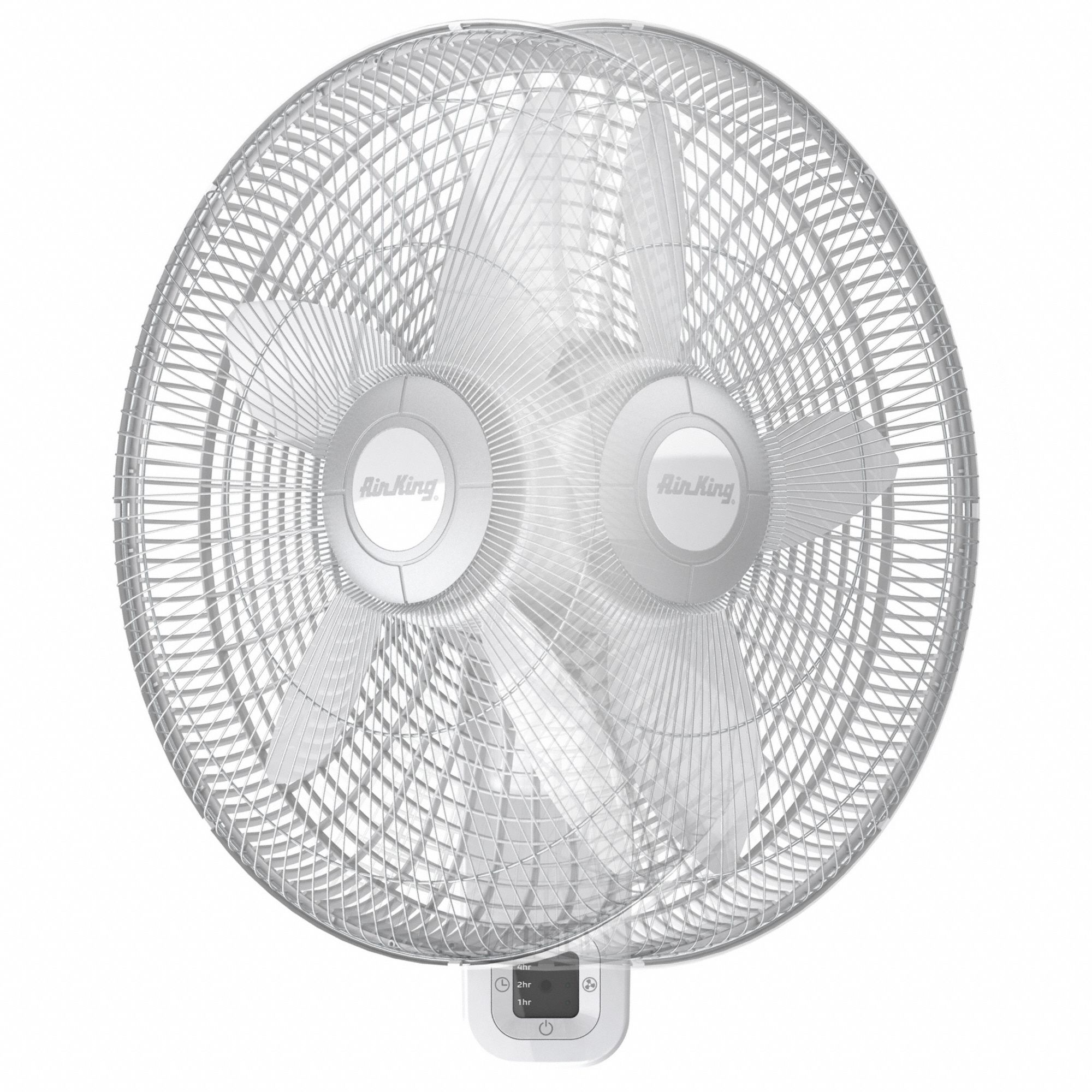 AIR KING 18 in Wall Mount Fan, Oscillating, 120 V AC, Number of Speeds