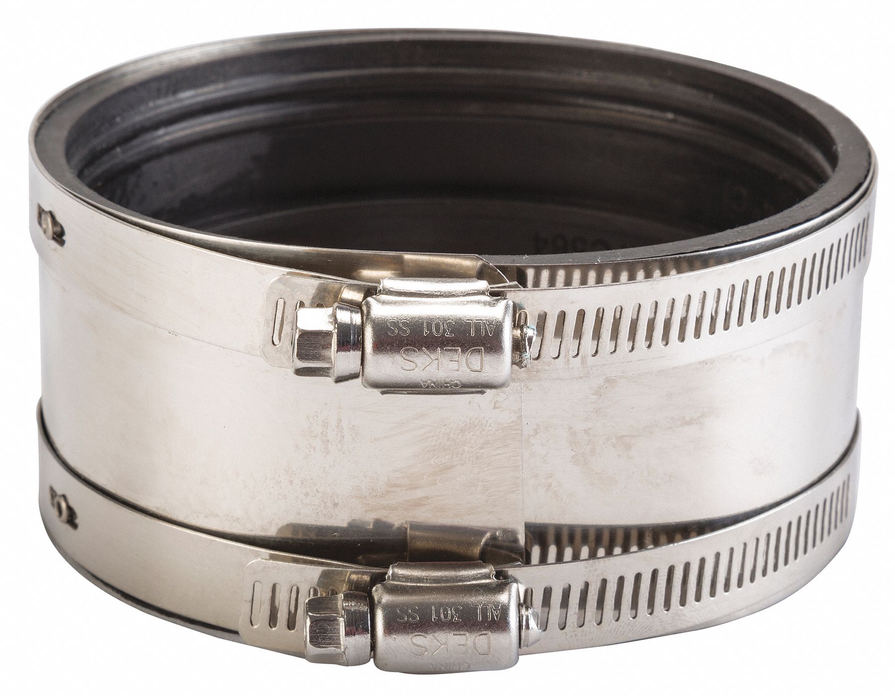 GRAINGER APPROVED 300 Stainless Steel, Neoprene Flexible Coupling, 639