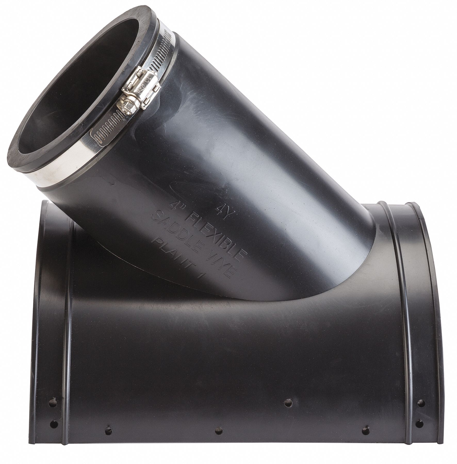 Home Plumbing & Fixtures GRAINGER APPROVED TSW4 Flexible Tap Saddle Wye,PVC,4" Pipe Size Home