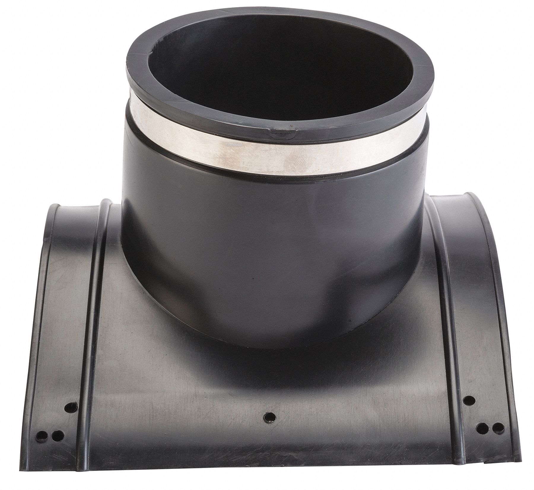 PVC For 4 In Pipe Flexible Tap Saddle Tee 406F50 DXTS 4 Grainger