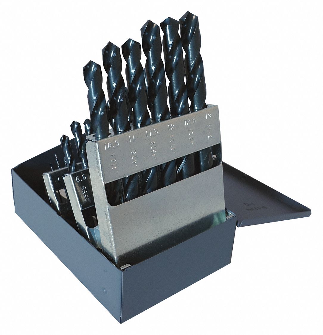 CLEVELAND Jobber Drill Bit Set, Number of Drill Bits 25, Drill Bit