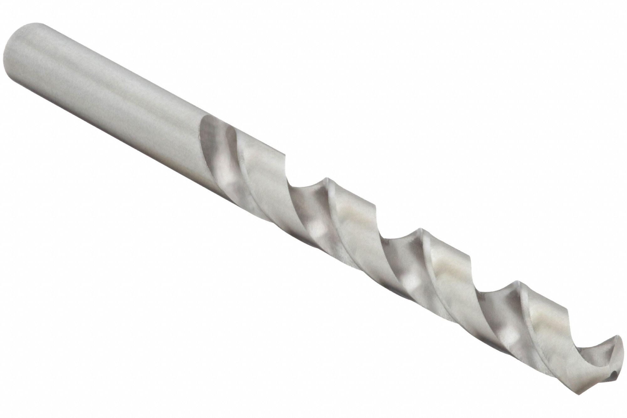 JOBBER LENGTH DRILL BIT, ¼ IN DRILL BIT SIZE, 2¾ IN FLUTE L, 4 IN L, BRIGHT FINISH