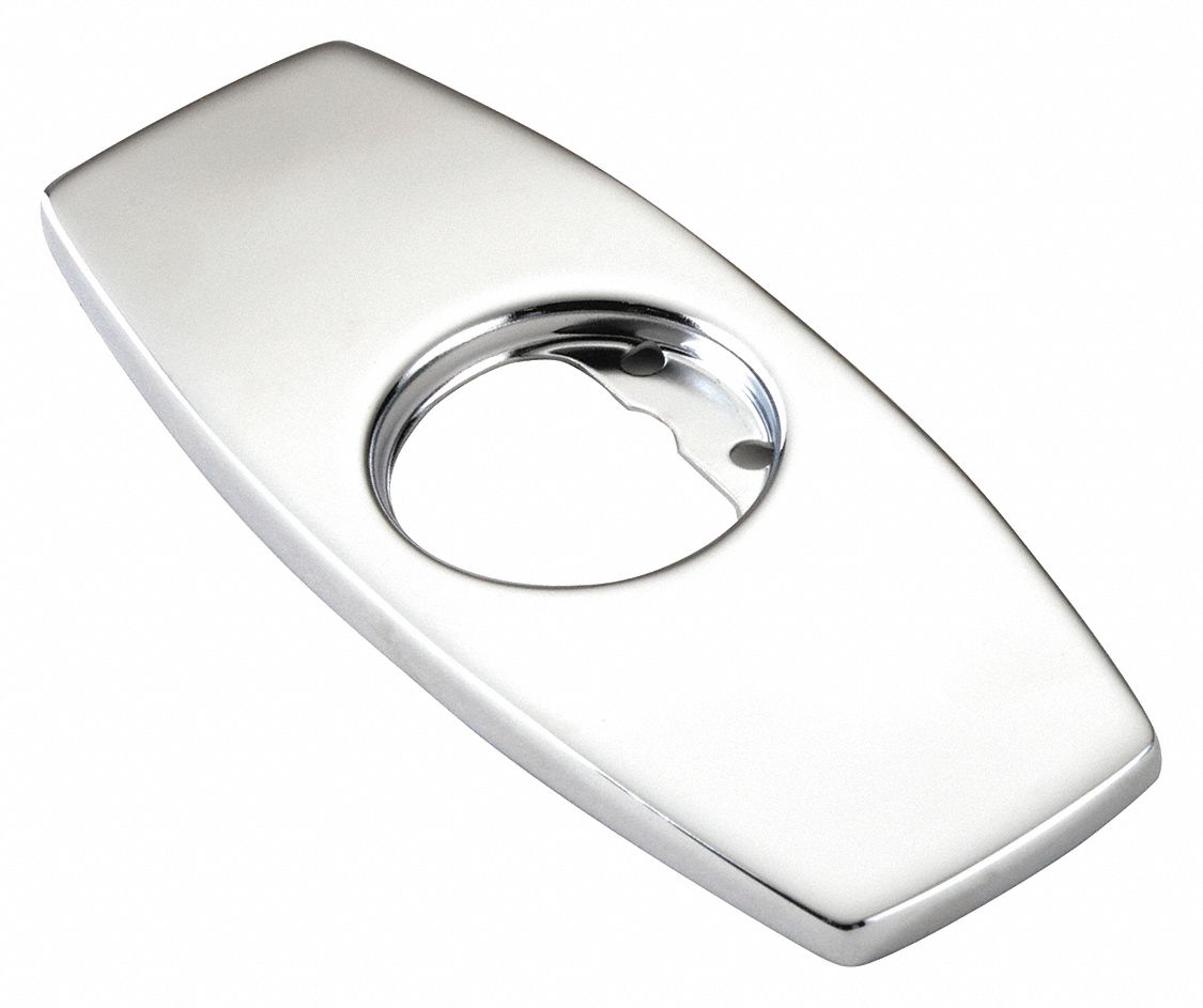 Trim and Cover Plate: For AEF Series, Stainless Steel, Brass Finish, 2 1/2 in Overall Wd