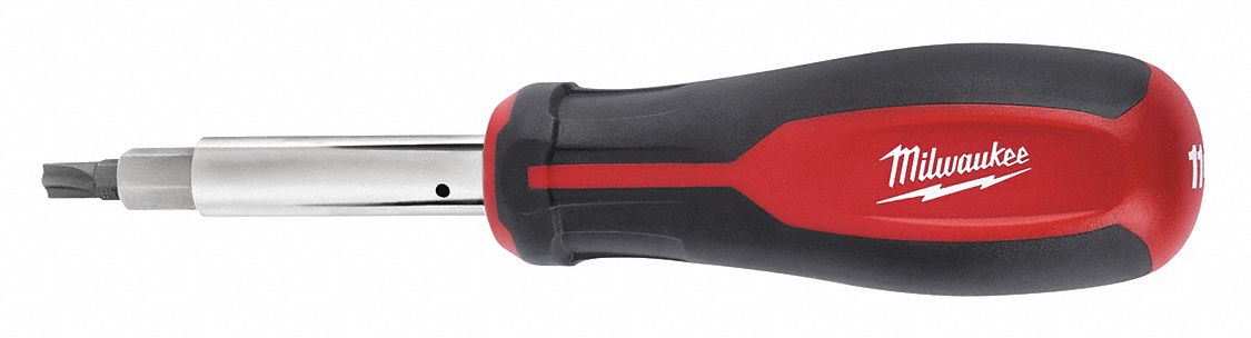 MULTI-BIT SCREWDRIVER,11-IN-1,10IN L