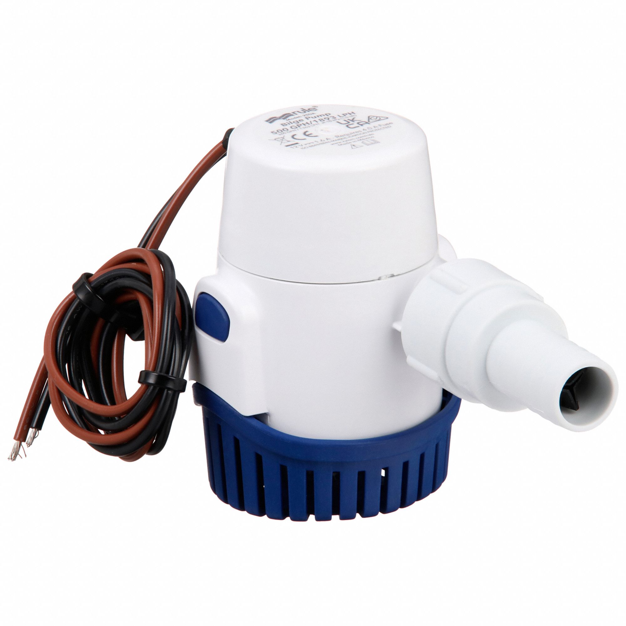 11 ft Max. Head, 3/4 in NPS, Electric Bilge Pump - 406R83|25DA - Grainger